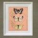 Childrens Art Print - Personalized Butterfly 8x10 Baby Room Decor