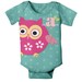 Personalized Owl Onesie, Monogram Baby Romper Custom Onesies