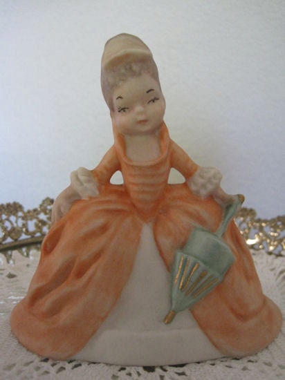 Victorian / Rococo Style Little Lady Figurine - Holland Mold Co.