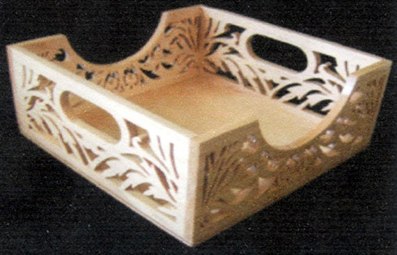 Napkin Holder Maple or Walnut