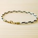 Chevron Bracelet in Black & White, "The Lariat"