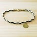 Chevron Bracelet in Black & White, "The Lariat"