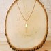 Geometric Necklace, Brass Long Drop Colorblock, The Jasper