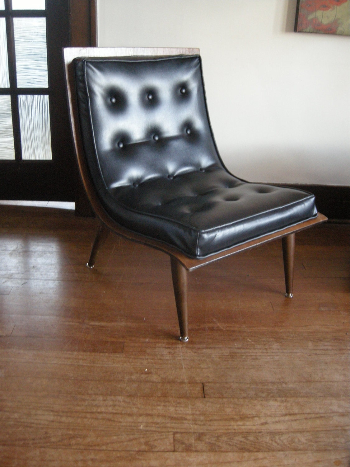 Beautiful Mid-Century  Carter Brother's Mystery Scoop Chair 