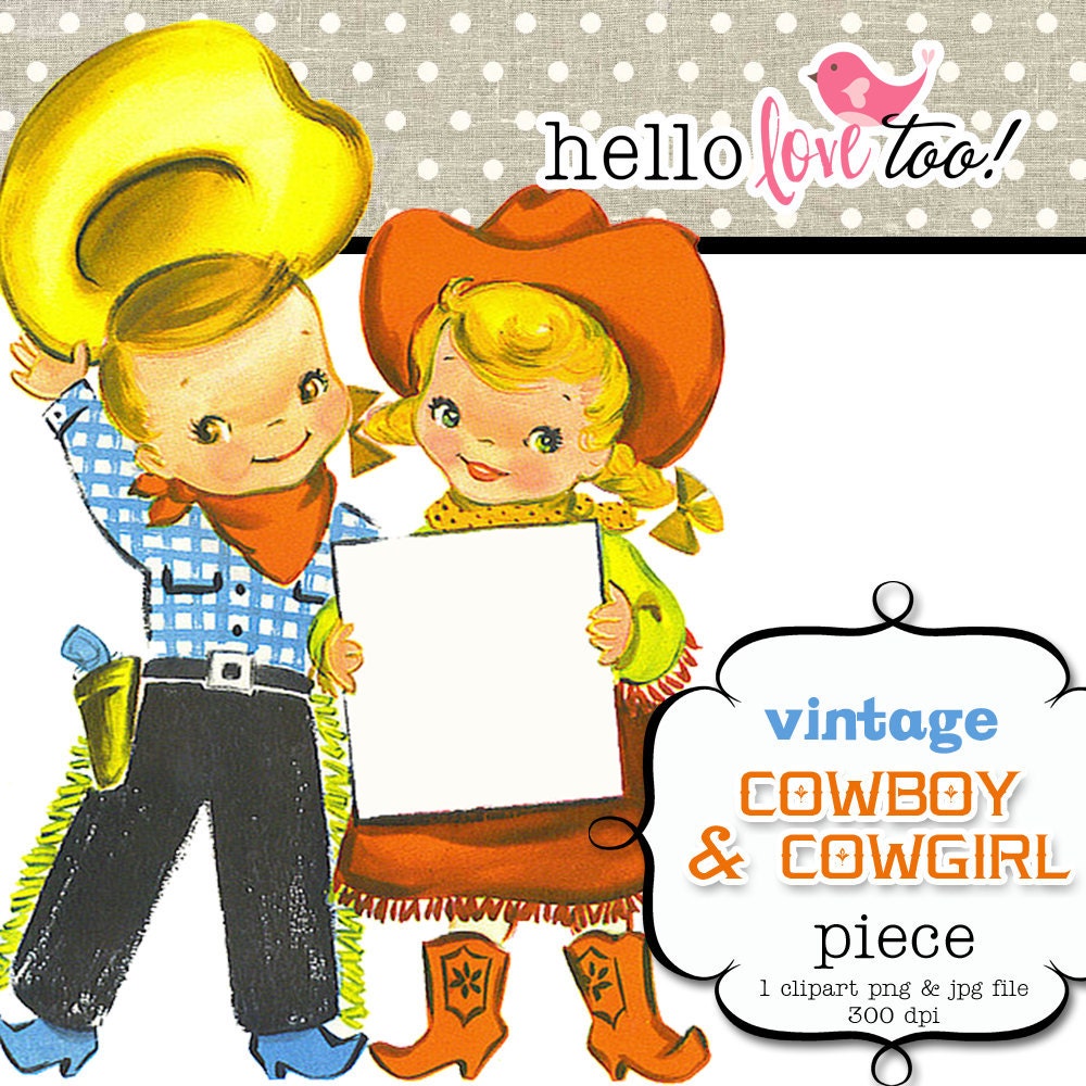 clipart cowgirl