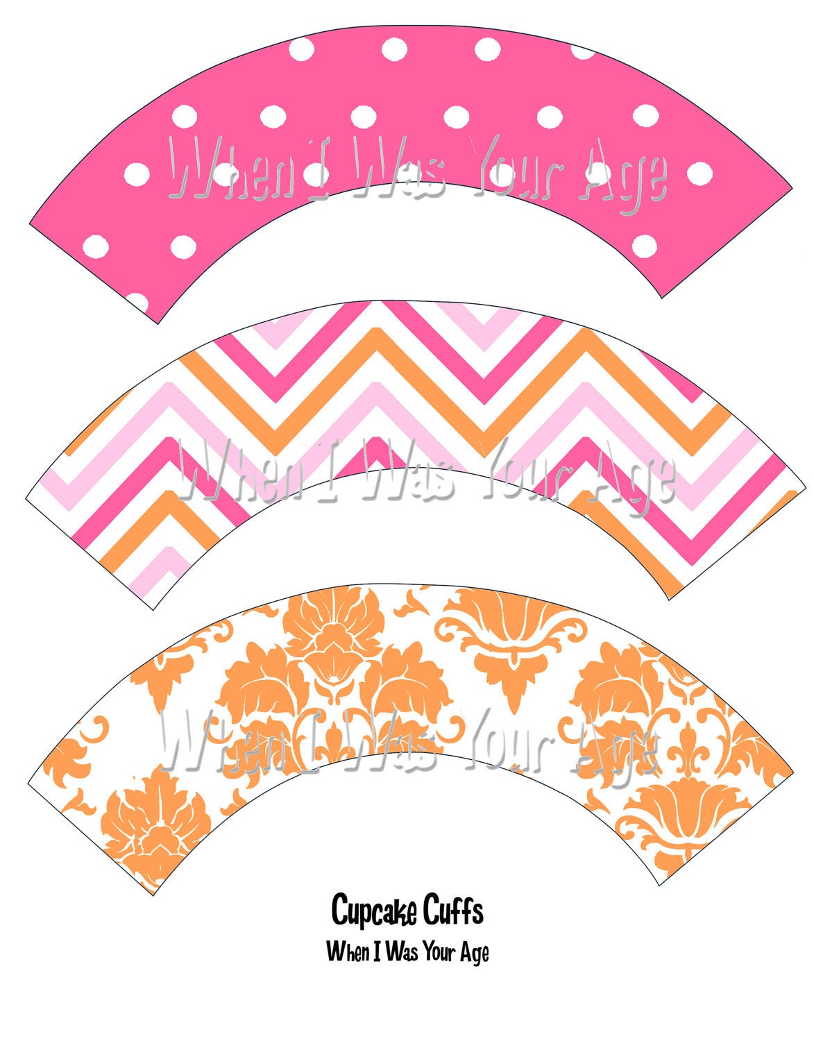 Garden Party Printable Cupcake Cuffs Il_170x135