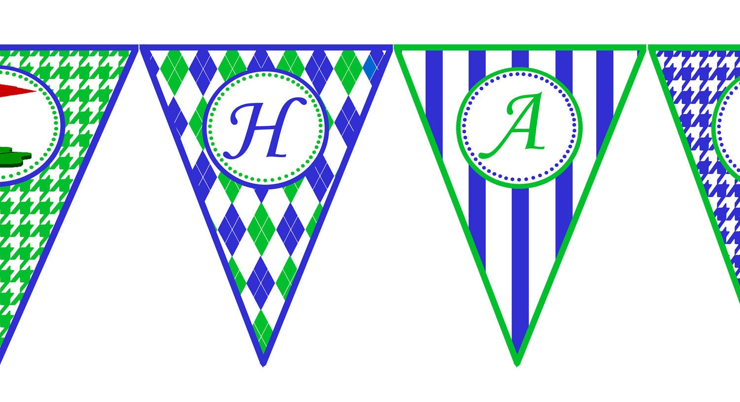 Instant Download Happy Birthday Printable Golf Party Banner Il_570xn