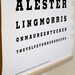 The Velvet Underground Eye Test Chart. Limited Edition Canvas Print Artwork.