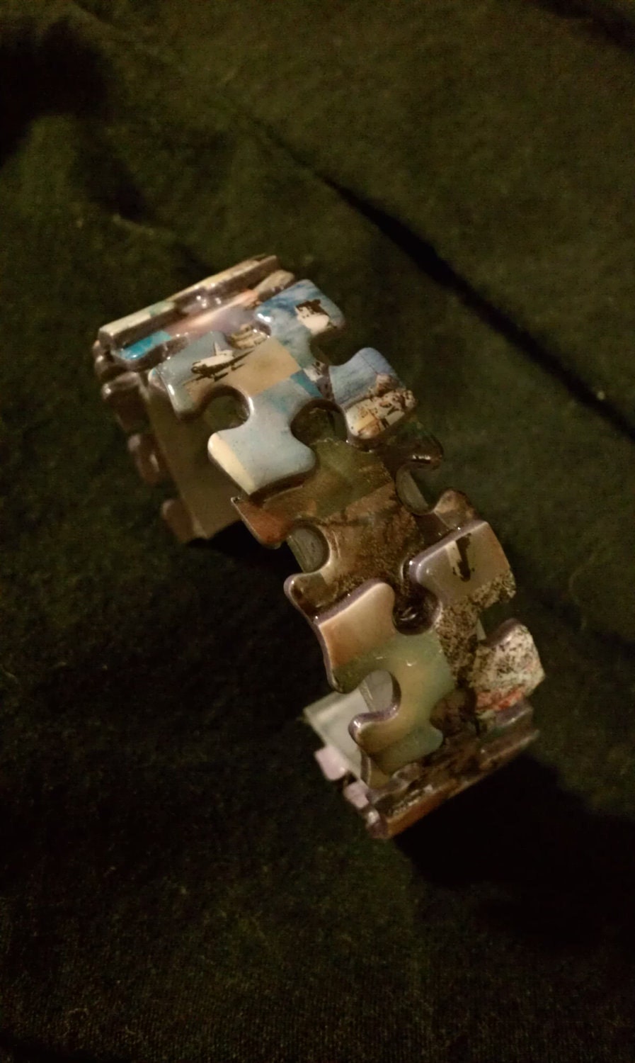 jigsaw puzzle bracelet
