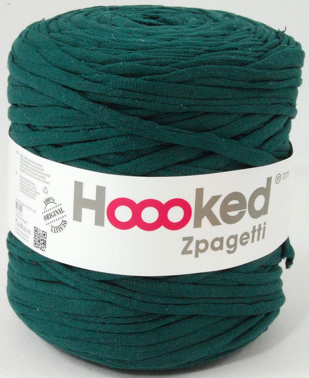 t-shirt yarn 135 yards, recycled cotton tricot named Zpagetti nr 30
