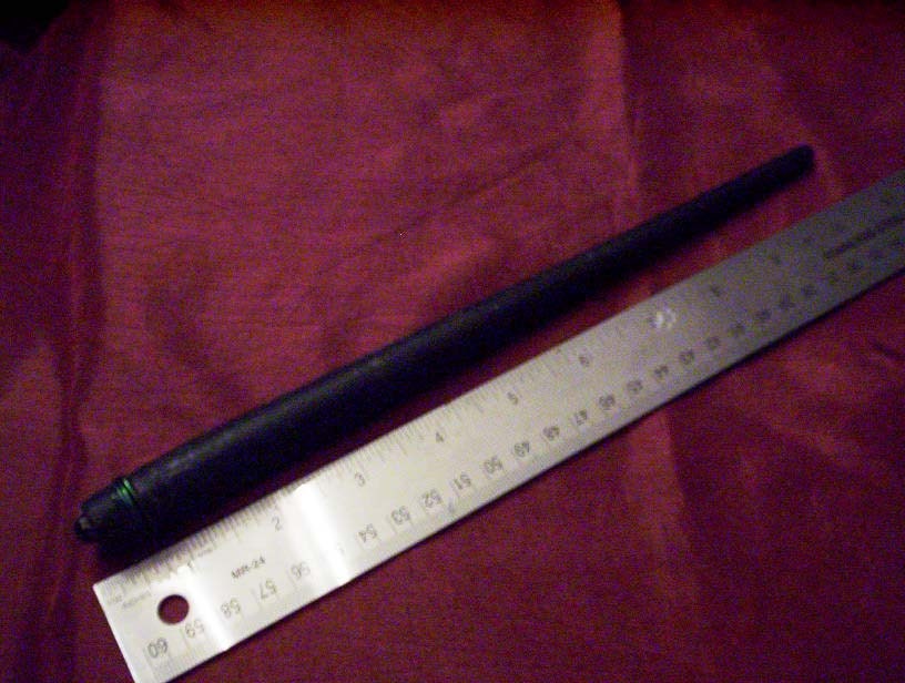 Black Wooden Magic Wand - Dhonel Dewell Series