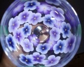 Blinged Out Hydrangea wine glass