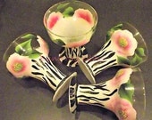 Hand Painted Four Piece Margarita Set (Ready to Ship) ON SALE........