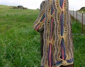 Crochet Pattern, Scarf Pattern - A Tangle of Color Scarf
