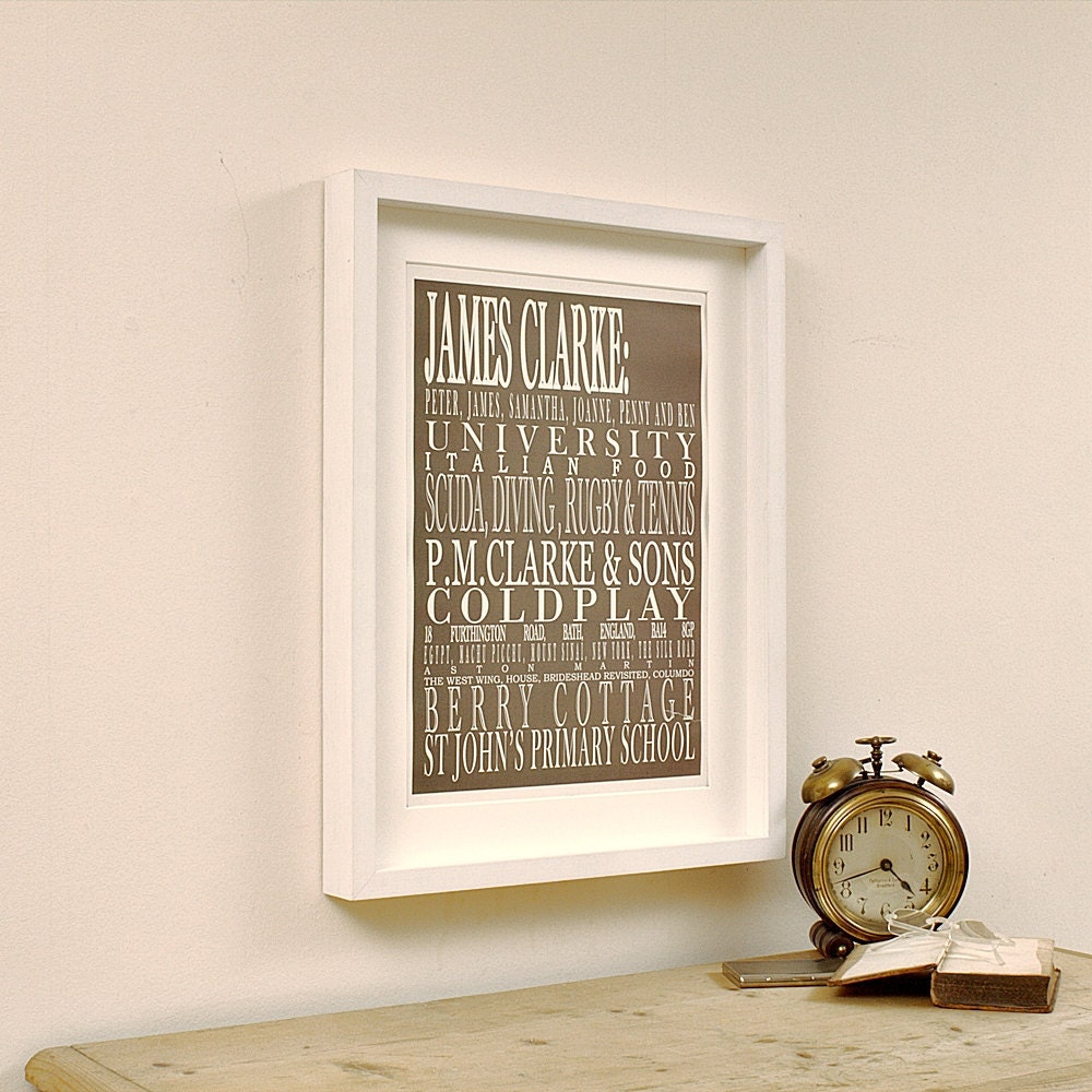 My Life'Poster Print - Large
