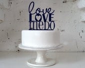 Love, Love Me Do Cake Topper