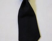 Black Clip On Tie - Medium (6 months-2 years)