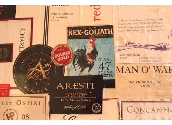 Wine Label Decorative Wall Art