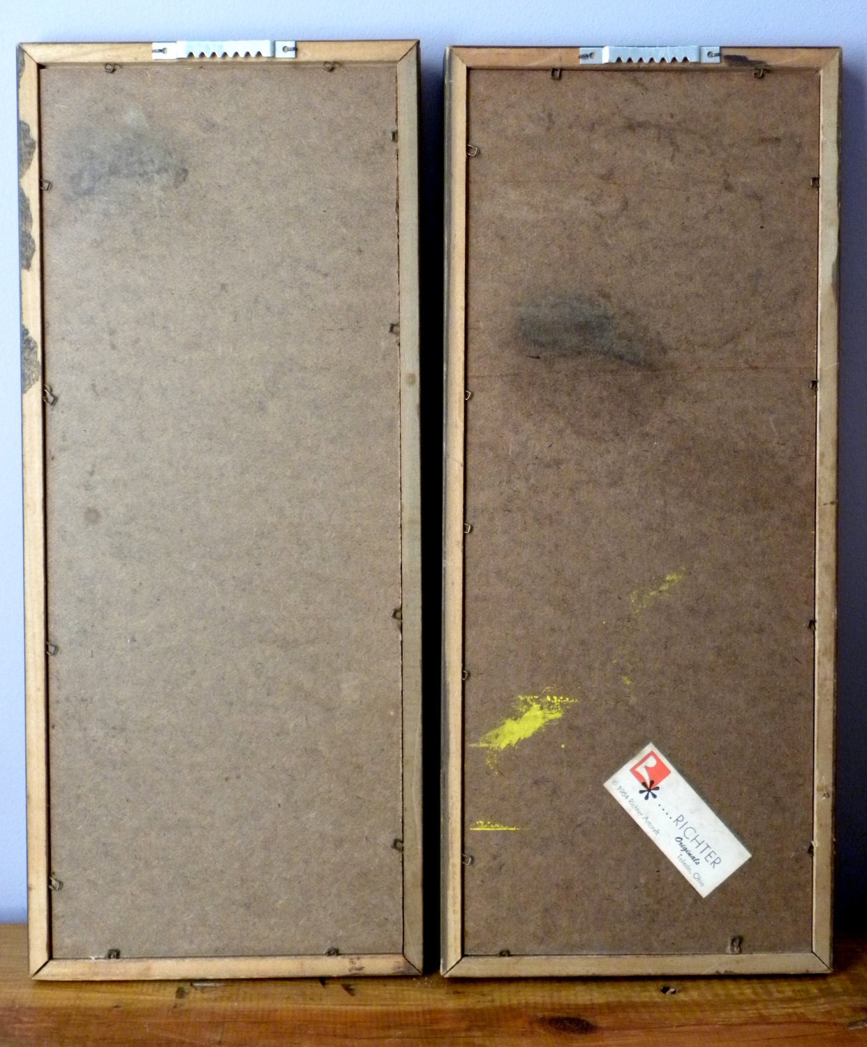 Pair of Richter Artcraft "Glass" Bottle Wall Reliefs