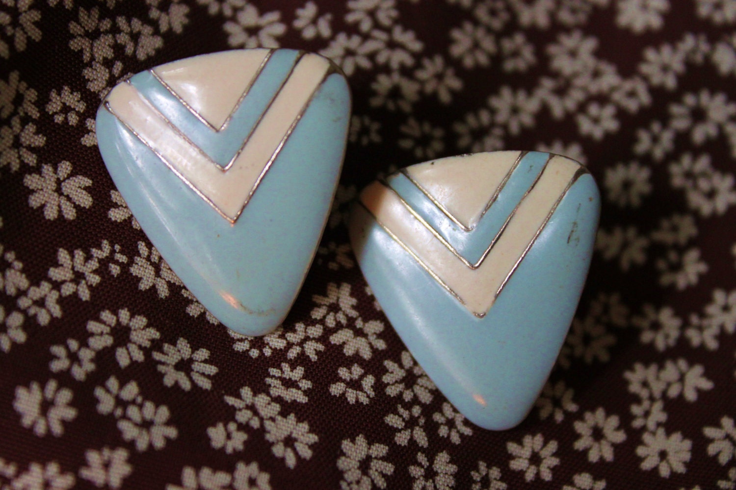 Vintage 1960s Airline Stewardess Earrings