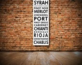 11.75 x 36 Canvas Wine Bus Scroll - Canvas Print Only - NOT WRAPPED