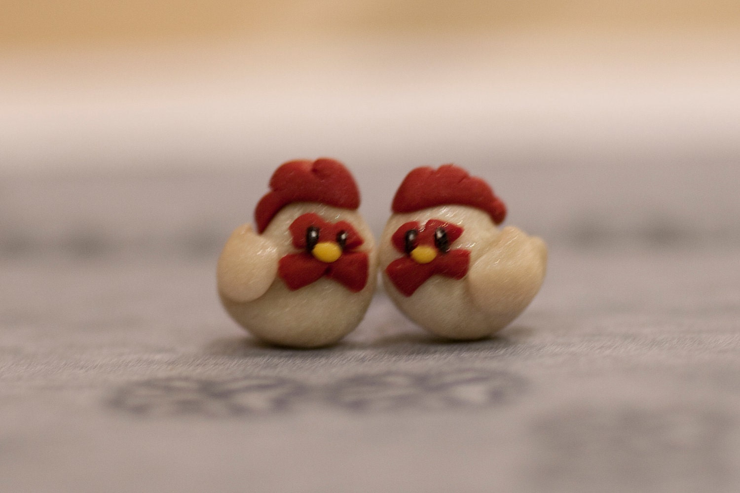 Chicken Earrings