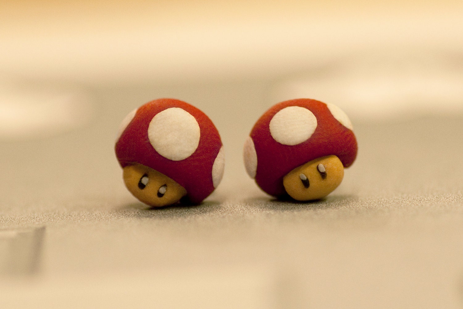 Nintendo Mario Mushroom Earrings