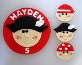Pirate Cake Topper & 1 Dozen Cupcake Toppers Il_170x135