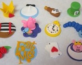 Deluxe Alice in Wonderland Cupcake/Cookie Toppers - 1 Dozen Il_170x135