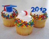 High School/College Gradutaion cupcake toppers assortment - 1 Dozen Il_170x135