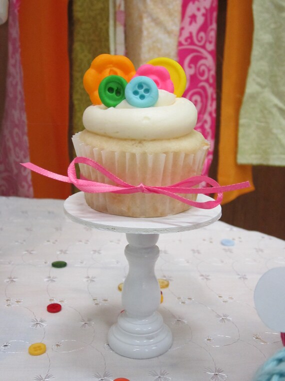 Button Cupcake or Cookie Toppers - 2 Dozen Il_570xn