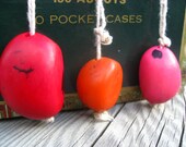 CHARITY - Tagua Nut Pendants on Hemp Cord - Various Colors - INCLUDES DONATION