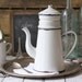 Vintage French Enamelware Coffeepot (Biggin) - circa 1930's