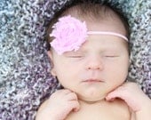Mini Headband Set, Mini Shabby Flower Set - YOU Choose 4 Colors