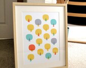 Orchard - a modern design print 13x19