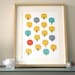 Orchard - a modern design print 13x19