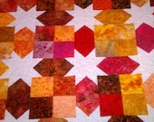 Lap Quilt Batik Stars