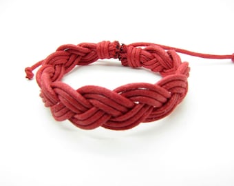 fashion Adjustable leather Cotton Rope Woven Bracelets mens bracelet cool bracelet jewelry bracelet bangle bracelet  cuff bracelet 849S