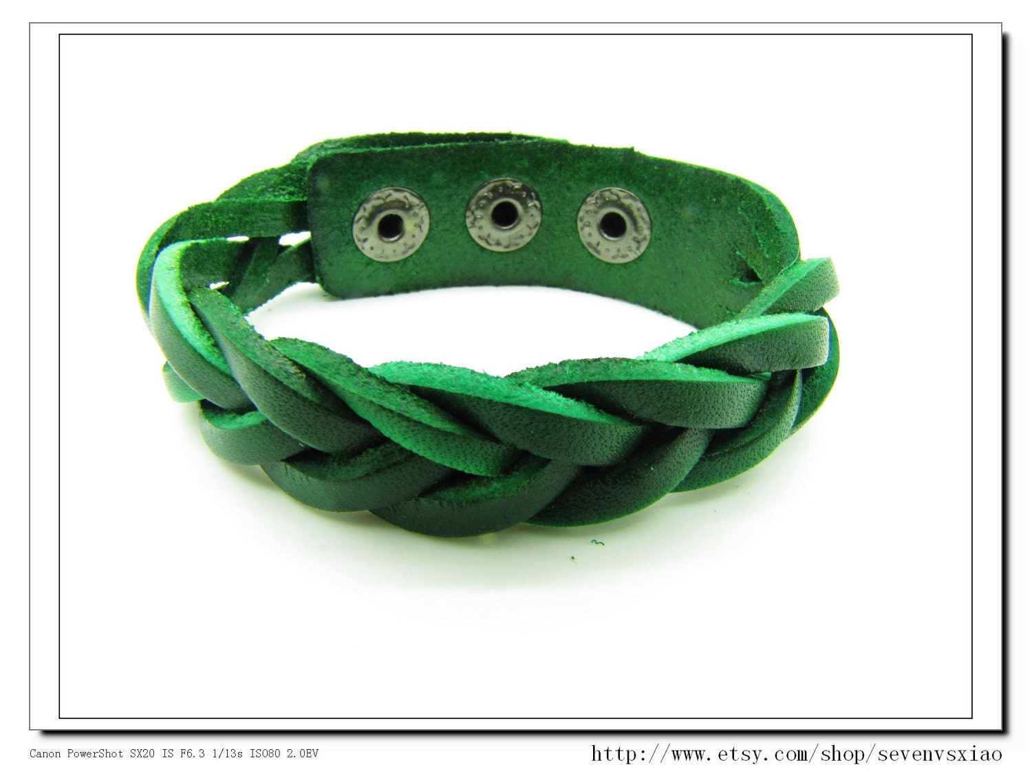 Green Leather Bracelet Cross  Adjustable Bracelet Bangle bracelet mens bracelet women bracelet unisex bracelet cuff bracelet 678S