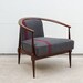 Art Deco Meets Mid Century Blanket Chair
