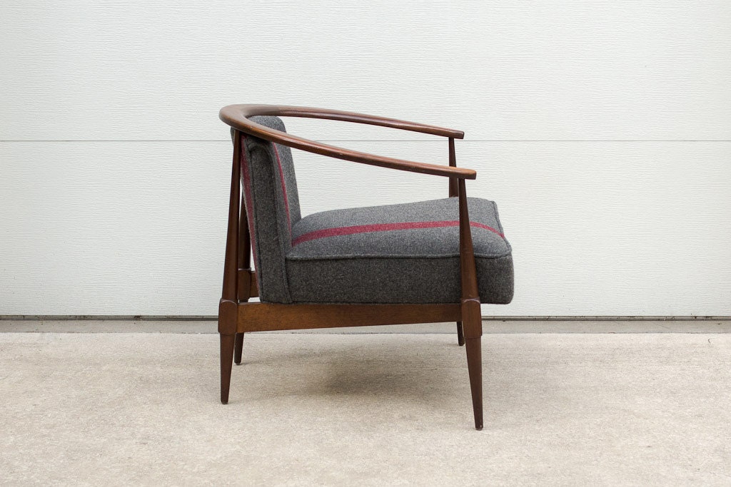 Art Deco Meets Mid Century Blanket Chair