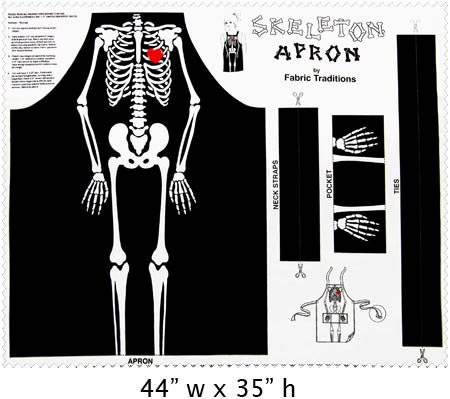 skeleton apron