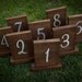 Sweet and Charming Table Numbers (that match the signs in my shop perfectly)