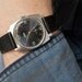 Black watch - men's wristwatch ZIM - watch Russian - men's watch leather
