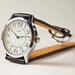 Wristwatch Luch, unisex watch mechanical, white, black tones