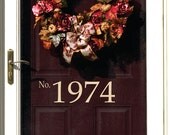 Wall Decals-House Number Vinyl Lettering- Wall Art- Home Vinyl Wall Decals