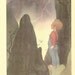 1940 Original Illustration  Print Art Gift Under 15 Farm Boy Mountain Storm Marjorie Torrey FarmHouse Spiritual Children's Home Decor