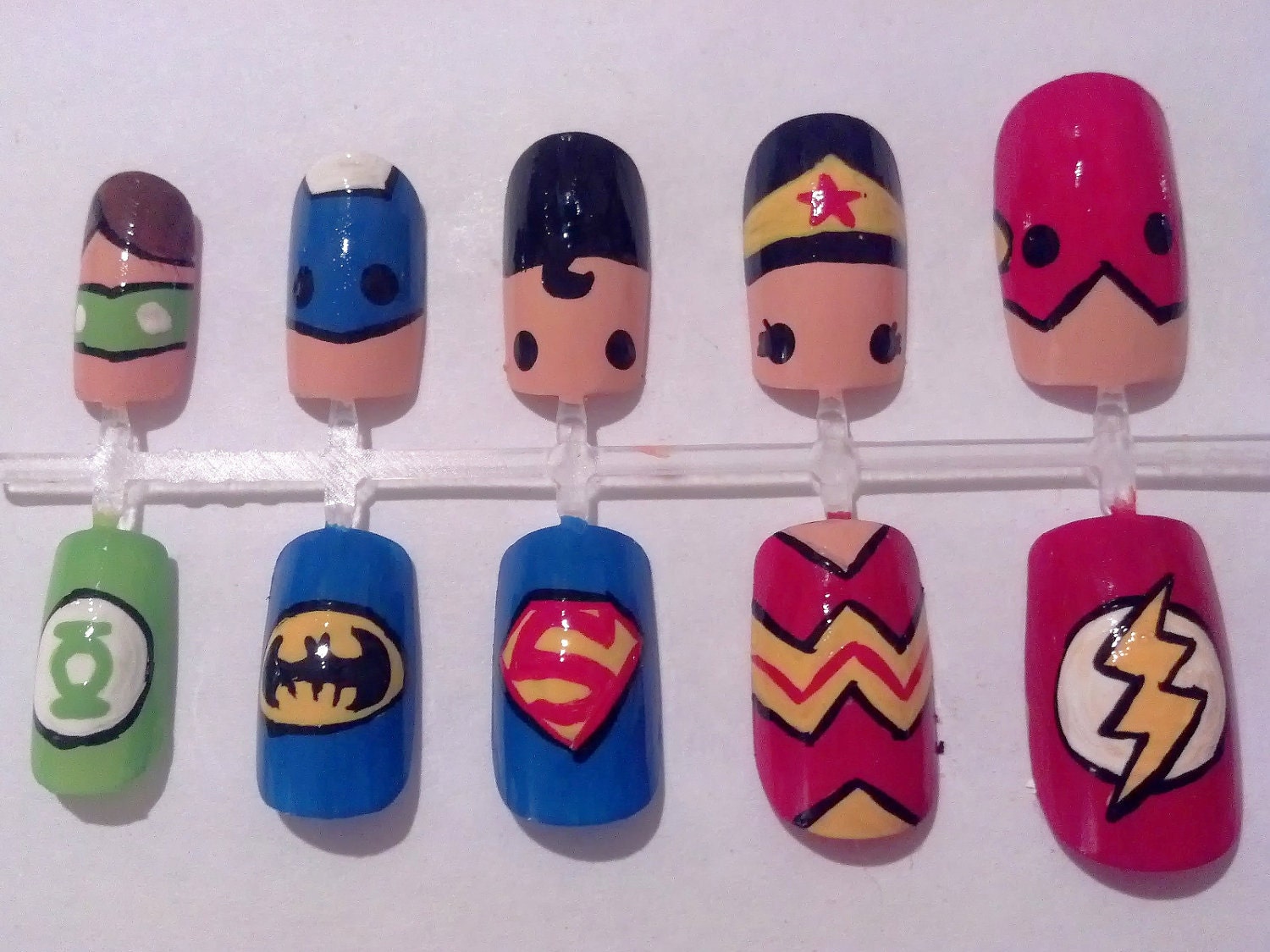 Justice League Nail Art