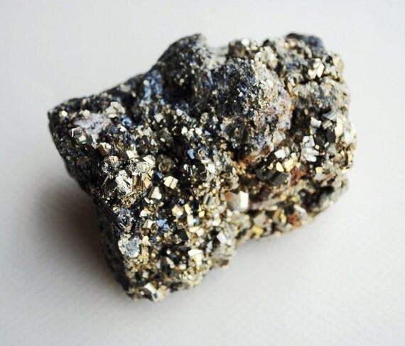 big pyrite, marmatite and siberite specimen from empire zinc mine in colorado