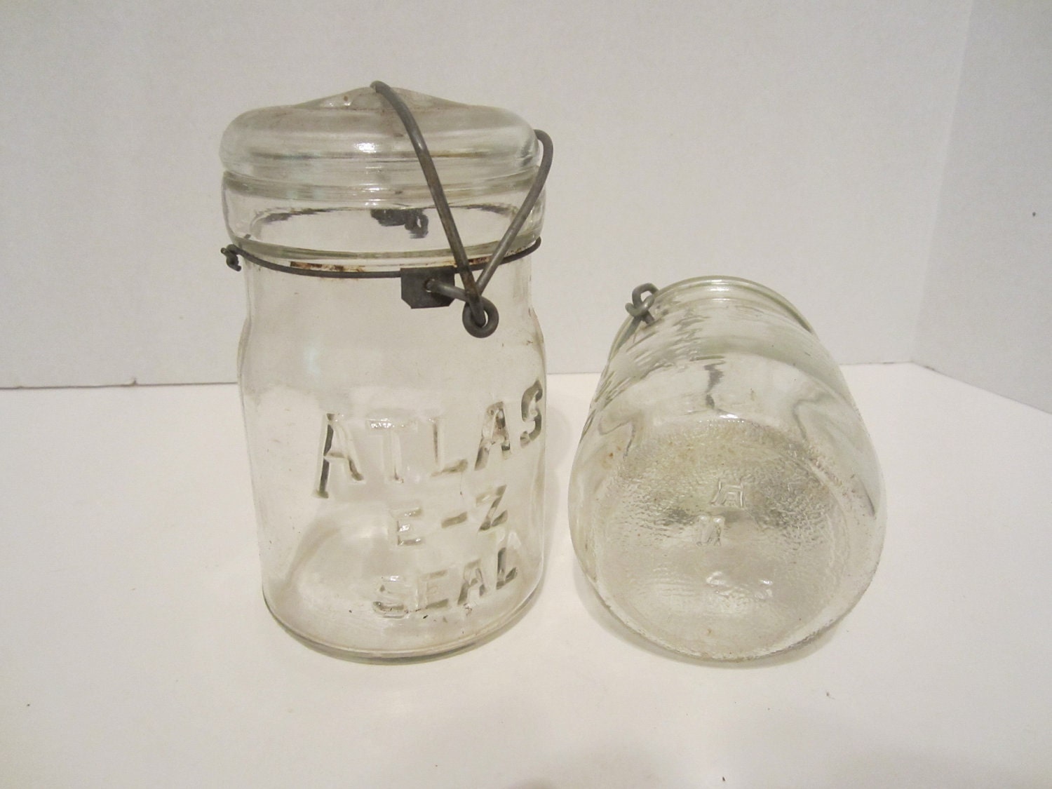 Vintage Atlas E-Z Seal Canning Jars FULL CASE OF 12